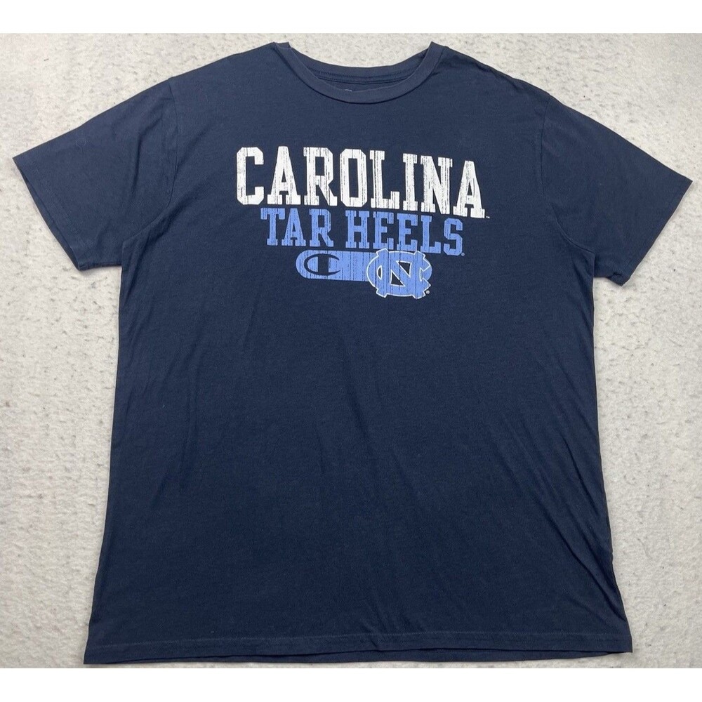 Carolina Tar Heels Size Large Champion Blue Short Sleeve T-Shirt 2020